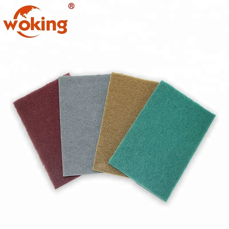 New Item Hot Sales  Industrial Clean and Finish Non-Woven Nylon Abrasive Hand Pad