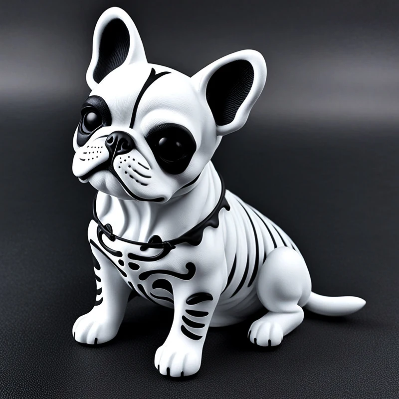 Home garden mexican day of the dead animal dog statue sculpture custom cute animal resin craft chihuahua figurines decoration