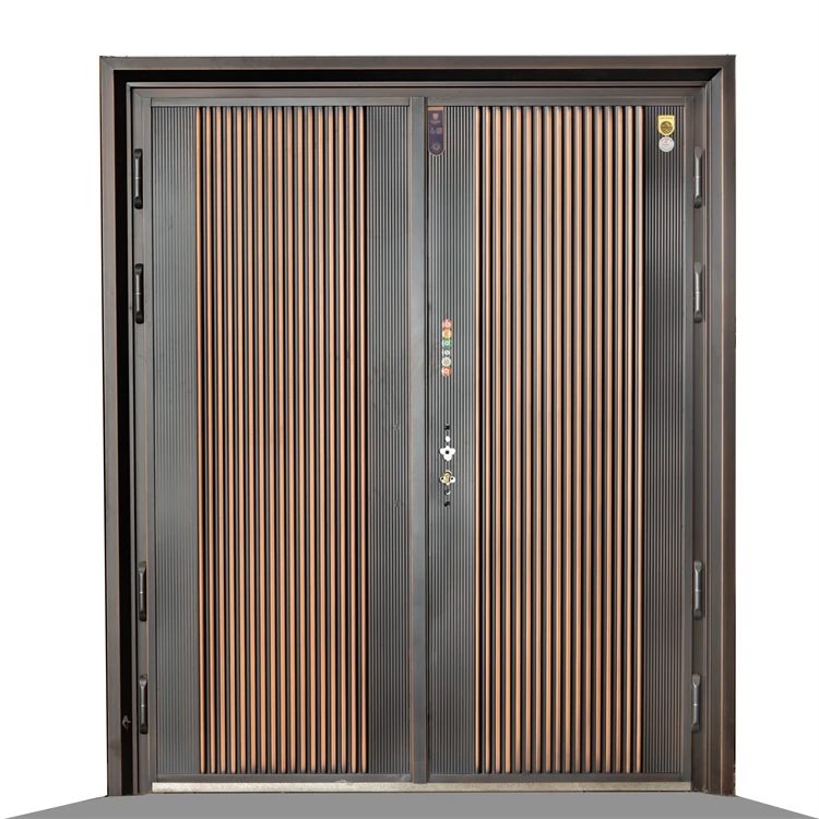 Customized main gate entrance swing villa door exterior decorate arches villa entrance iron door