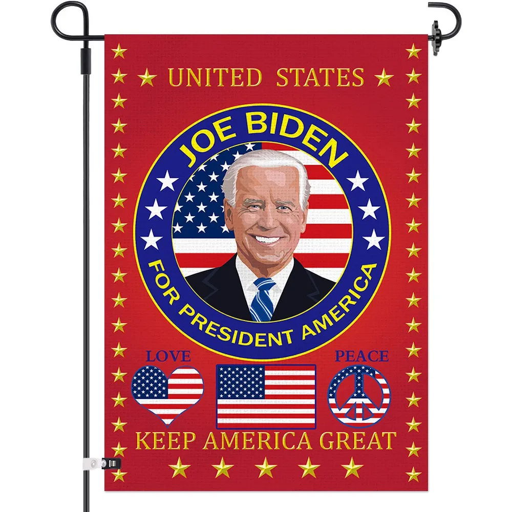 
Двусторонний патриотический флаг Гарриса, Патриотический американский президент, флаг сада Джо den Ена, ярд, наружное украшение, подарки фанатам 