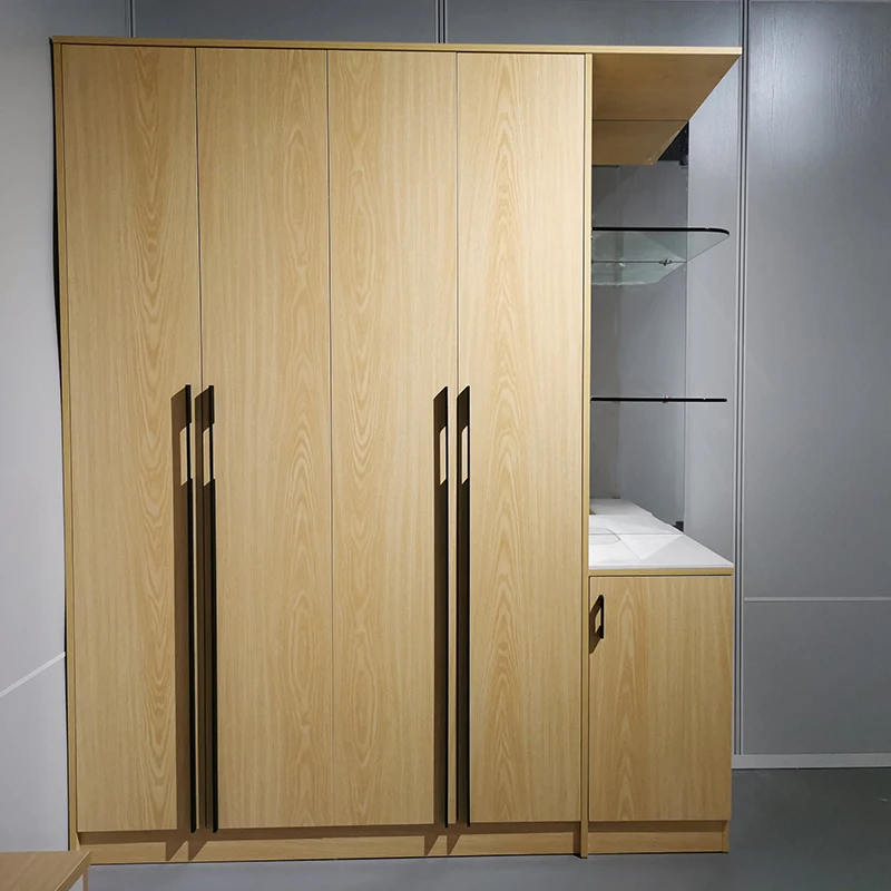 Modern home hotel apartment  furniture wardrobe closet wooden  two door bedroom wardrobe