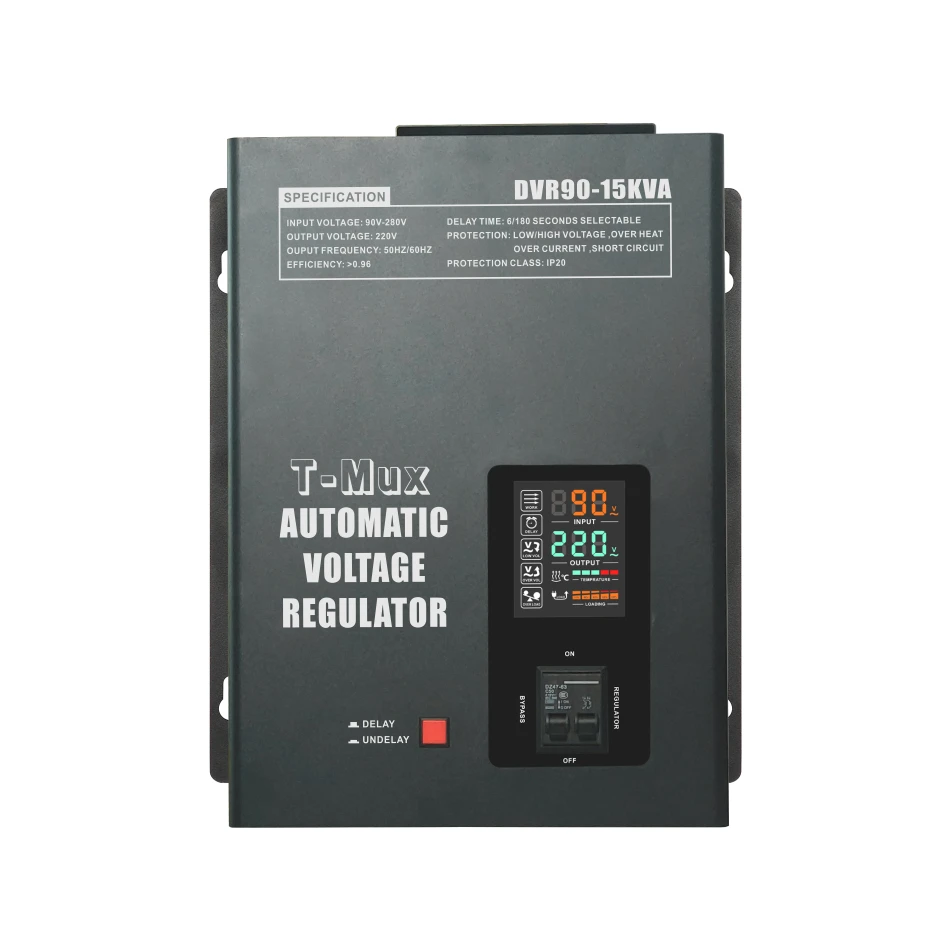 TMB90-15KVA 220V  relay  single phase type best choice  automatic voltage regulator