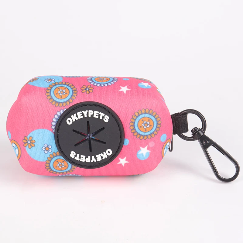 Аксессуар для путешествий домашних животных розовый держатель собачьего убора с логотипом оптовая продажа диспенсер