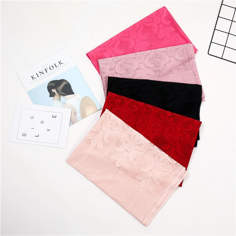 2021 New Women Jersey Scarf Soft Plain Cotton Instant Hijab Shawls and Wraps foulard femme muslim Hijabs Ready To Wear Headscarf