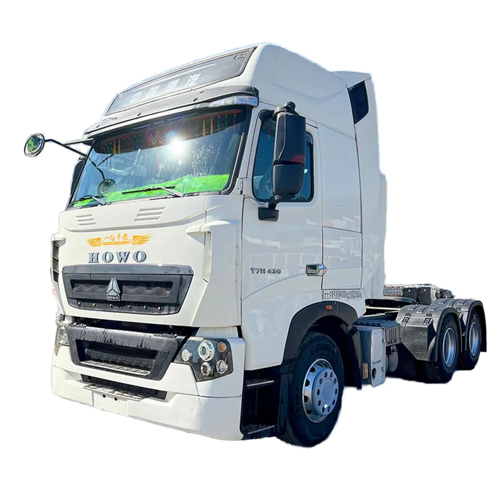 Howo TH7 430hp cng truck head 6x4 10 wheeler sinotruk howo T7H TH7 tractor truck