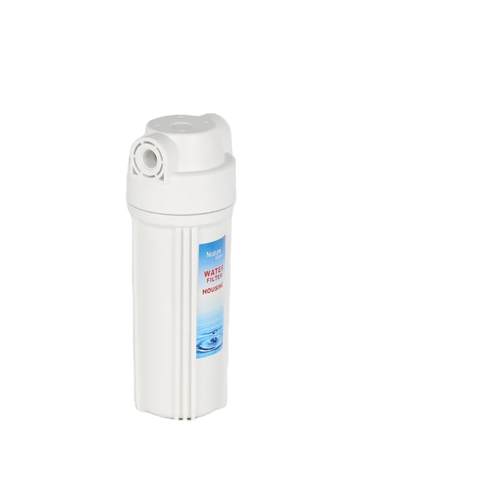 High quality white ro shell housing big flow water filter bottle with brass port