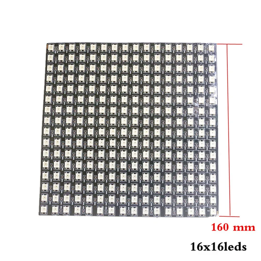 ws2812b led Pixels light strip 8x8 16x16 8x32 ws2812 leds Panel Pixel screen RGB Individually addressable strips address lamp 5V