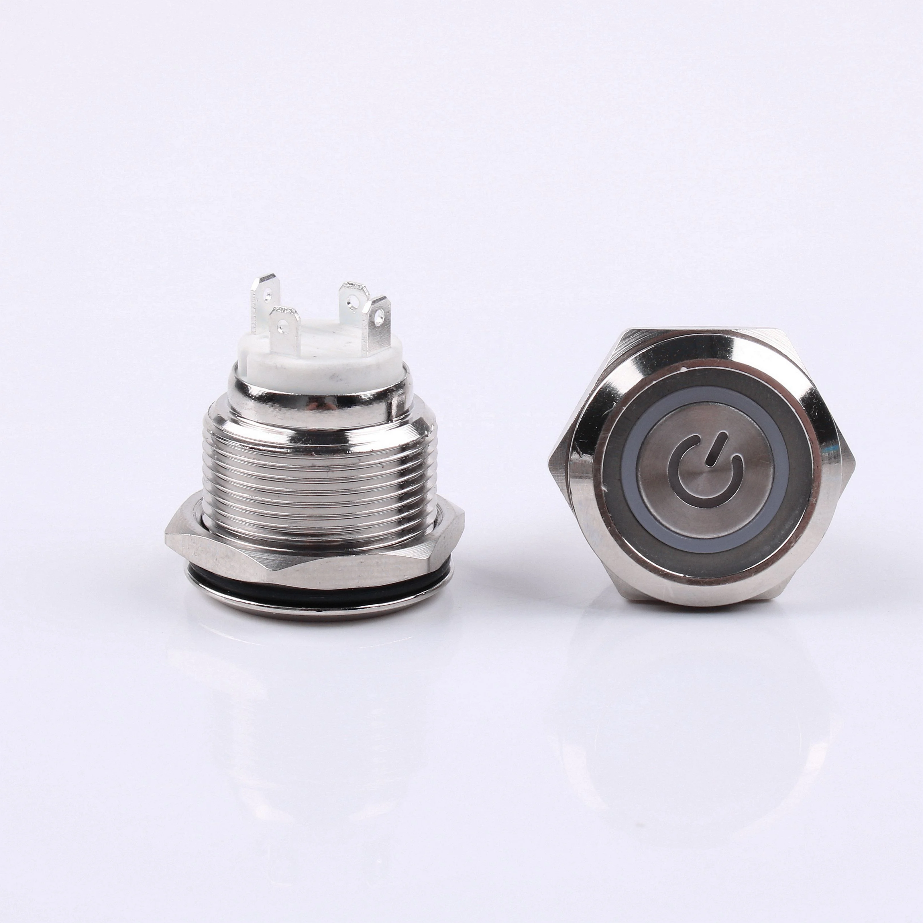 19mm metal push button switch 6A high current short Latching point modified miniature waterproof button