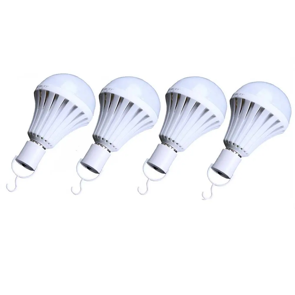 Hot Sale 5W 7W 9W 12W 15W E27 85-265V Saving Energy LED Intelligent  Rechargeable Emergency Light Bulb