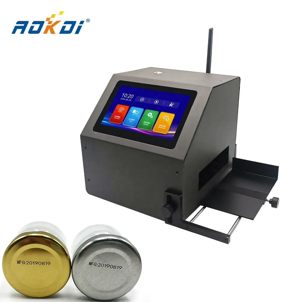 AOKDI A268 portable high quality eco solvent Ink inkjet gun printer 1 inch handheld tij inkjet printer inkjet Machine