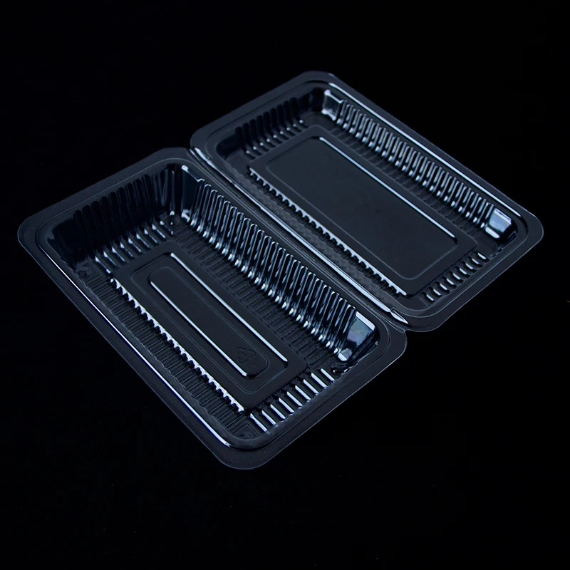 Прозрачная одноразовая пластиковая раскладушка для фруктов суши Овощная упаковка промышленного использования