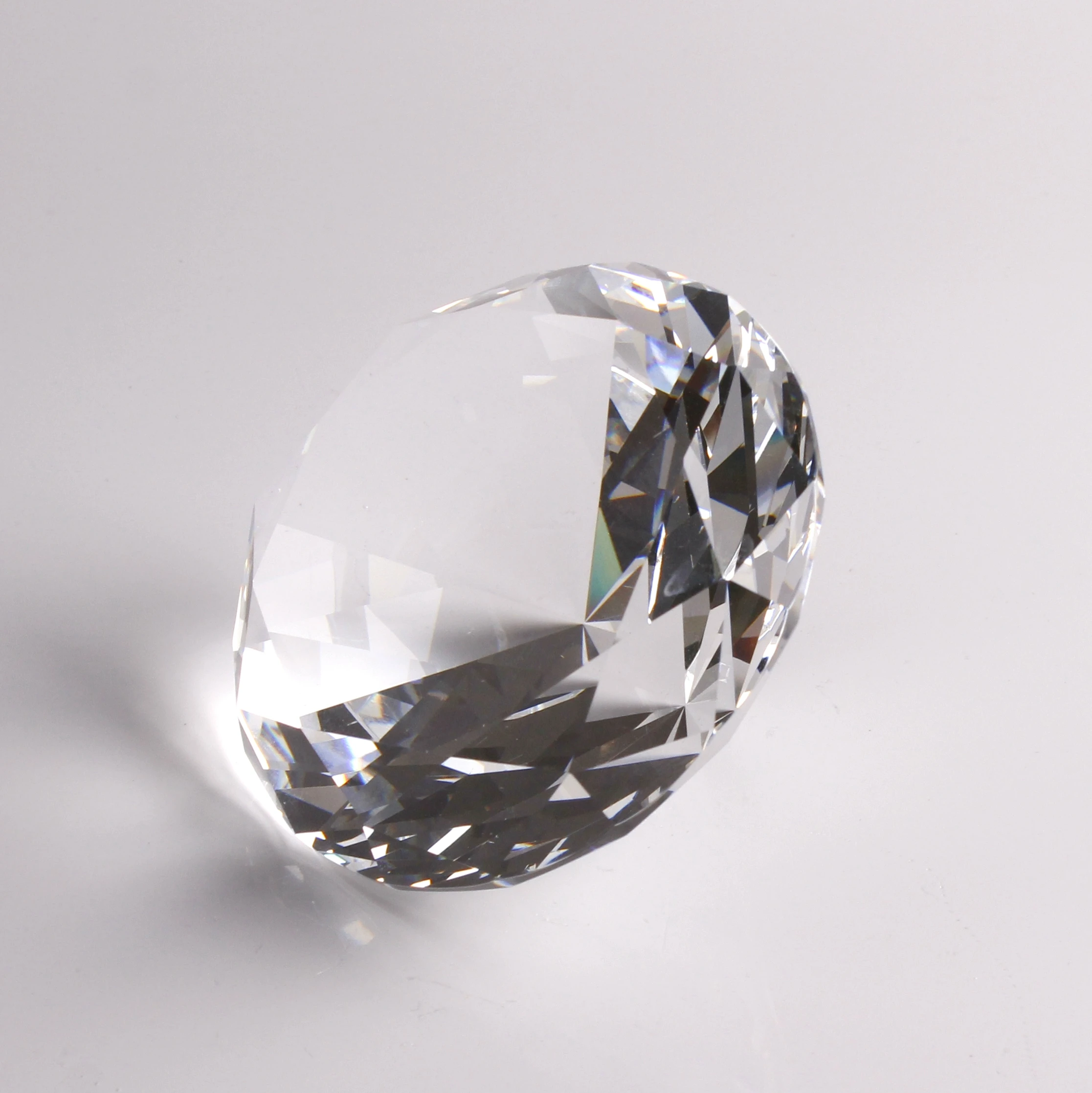 Crystal diamond Paperweight Wedding Souvenir Guests gift crystal transparent paperweight