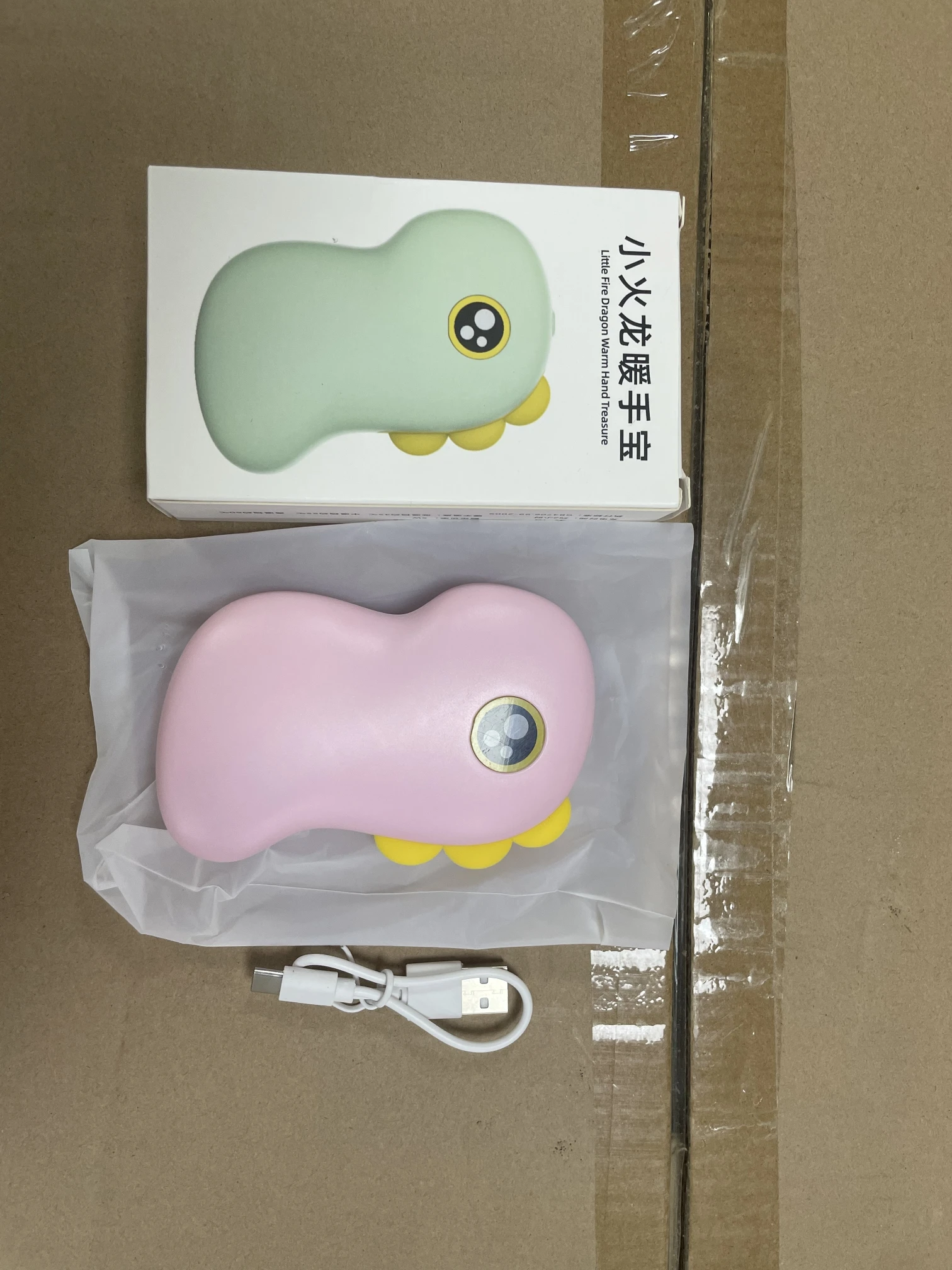 3 Gears Temperature Digital Display Winter Warmer 3D Cute Cartoon Astronaut Portable Pocket USB Rechargeable Mini Hand Warmer