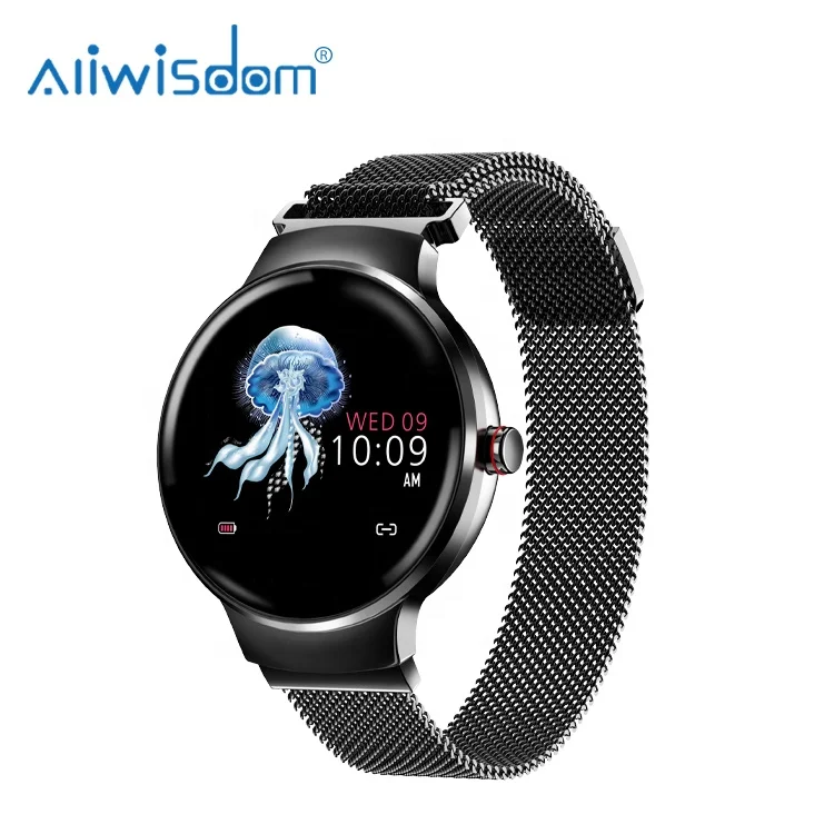 
H5 Fashion Women Smart Watch Waterproof Screen Touch Watch Relogio Inteligente Heart Rate Monitor Ladies Fitness Smart Bracelet 