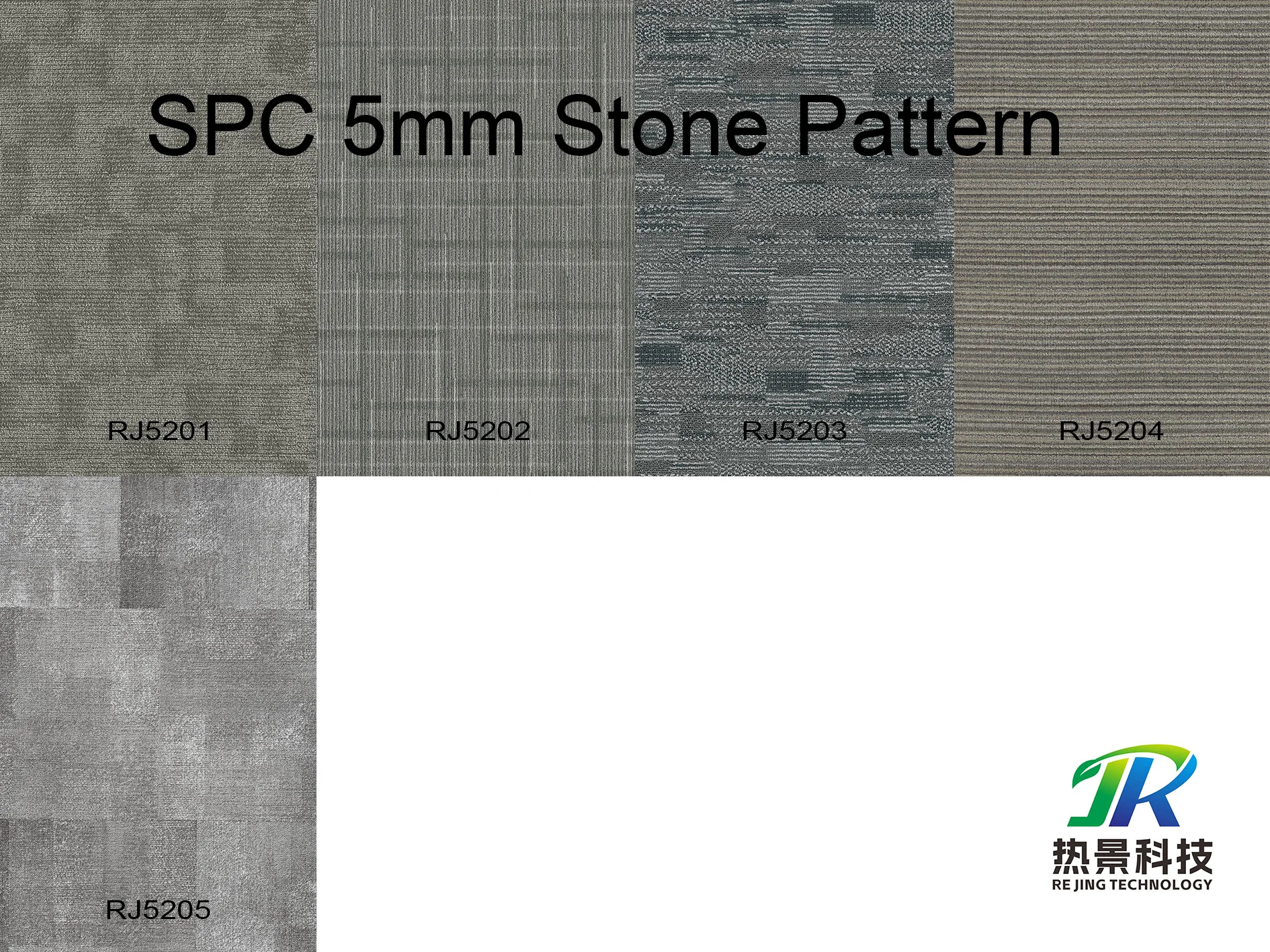 Factory Direct Delivery Family 5mm  Super wear resistant anti slip Easy Cleaning stone pattern spc vinyl flooring PVC flooring
