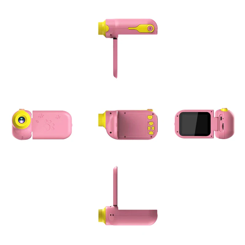 2.4 inch HD screen chargeable 600mah digital self children video camera with photos and videos functions For 3-10 years old Kids