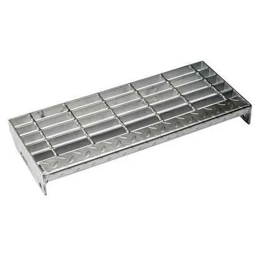 Grating Galvanized Metal Steps Steel Stair Tread