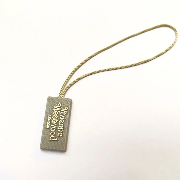 Clothing Fashion Logo Design Custom Hang Tag Security Clear Plastic Hang Tag Seal Tags