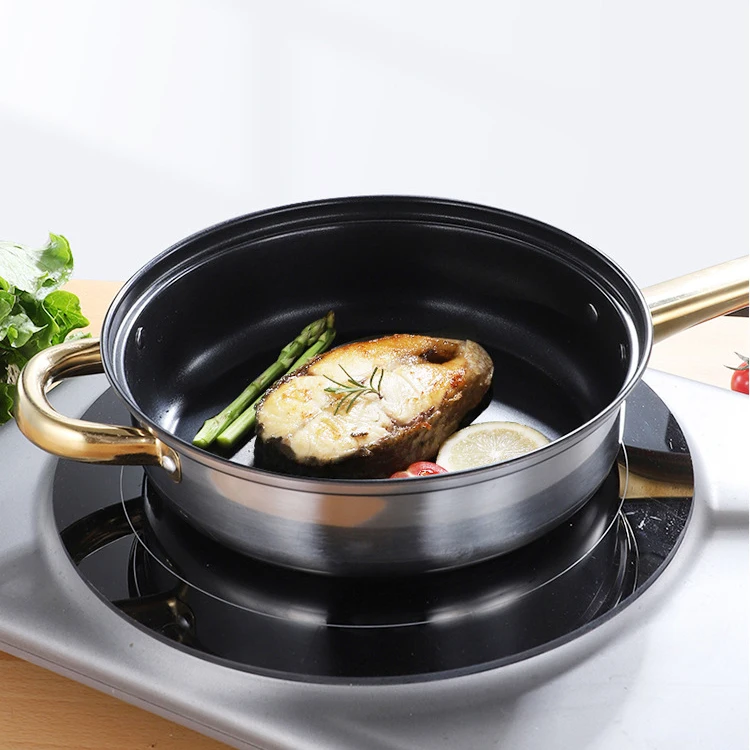 Factory-Sales 12 Pcs Set Thickened Cookware Non-stick Stainless Steel Pots And Pans With Kettle