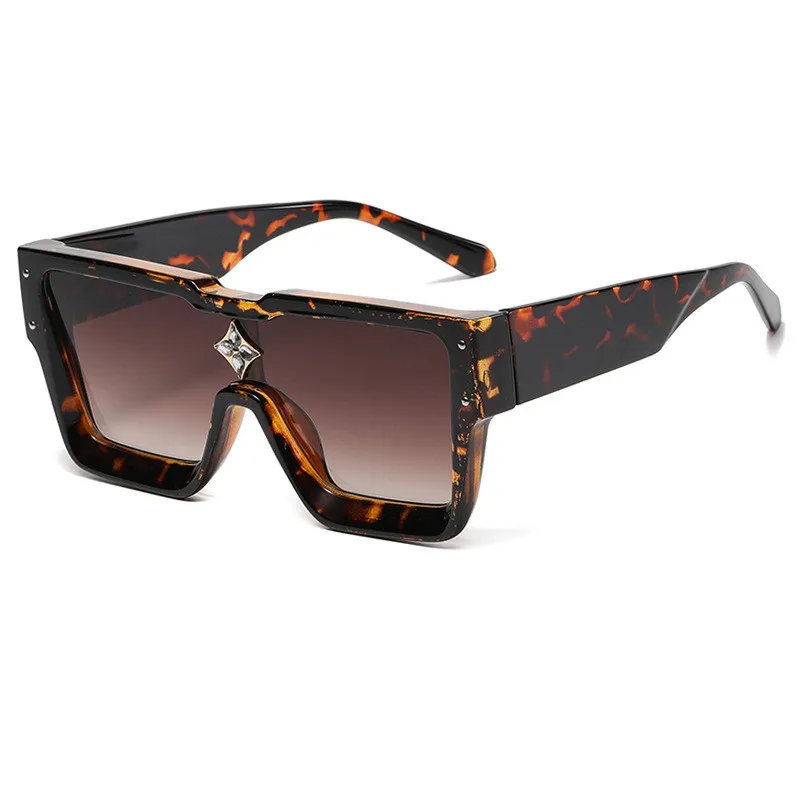 2022 Luxury designer sunglasses famous brands square frame sunglasses female diamond sunglasses oversized gafas de sol