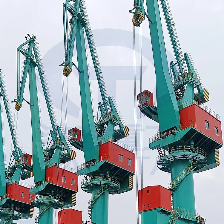 Верфь Jib портальный поворотный кран Портальный Кран