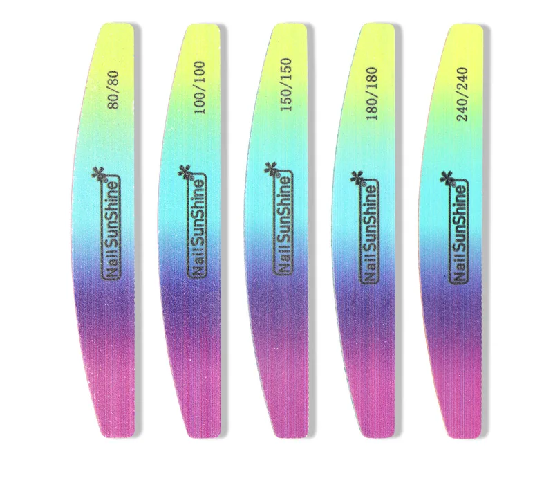 Professional Nail File Lime Art Tips Manicure Diamond Sandpaper Tools Sanding Polish Files Double-sided set de limas Nail Tools