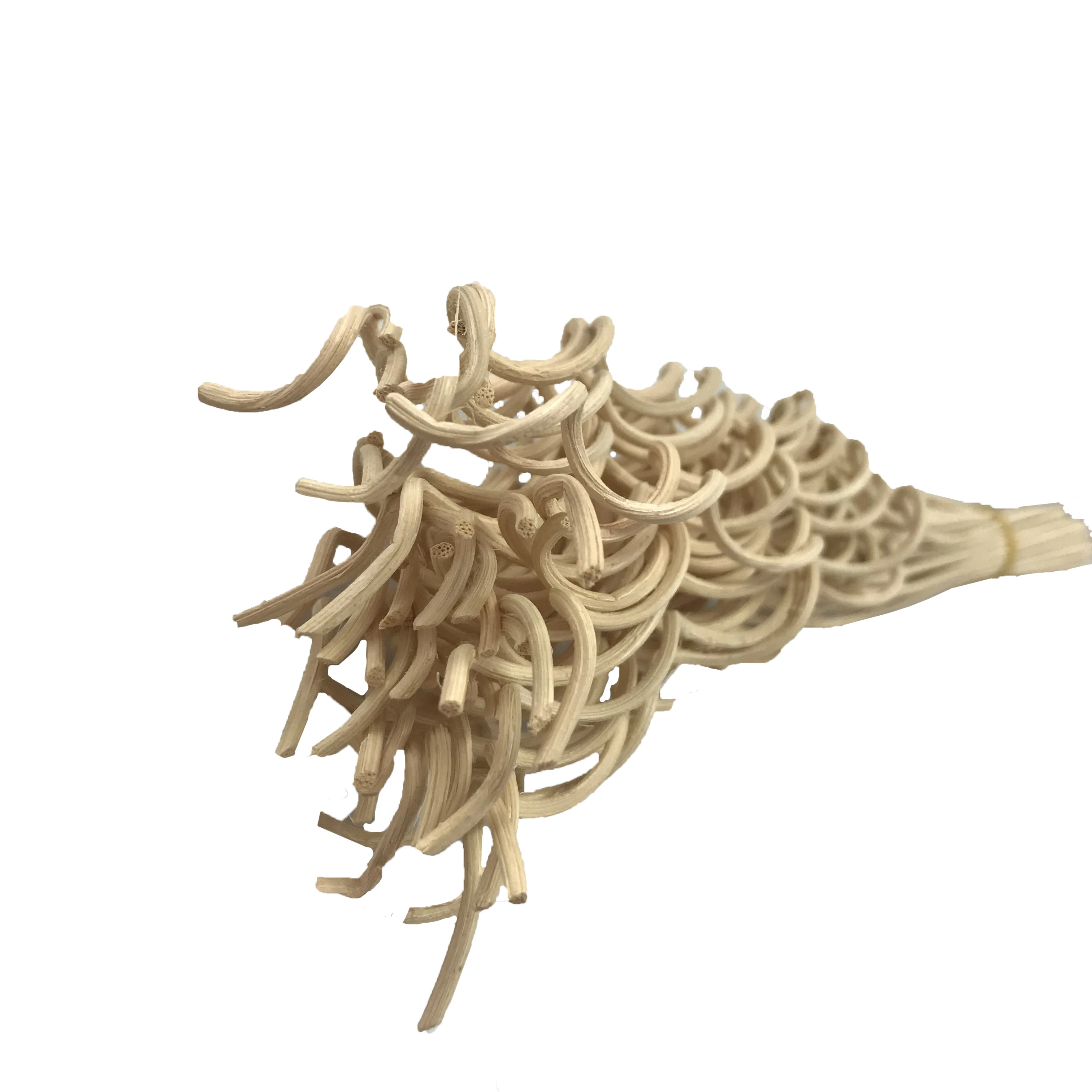 Curly Natural Handmade Decorative Rattan Reed Diffuser Stick