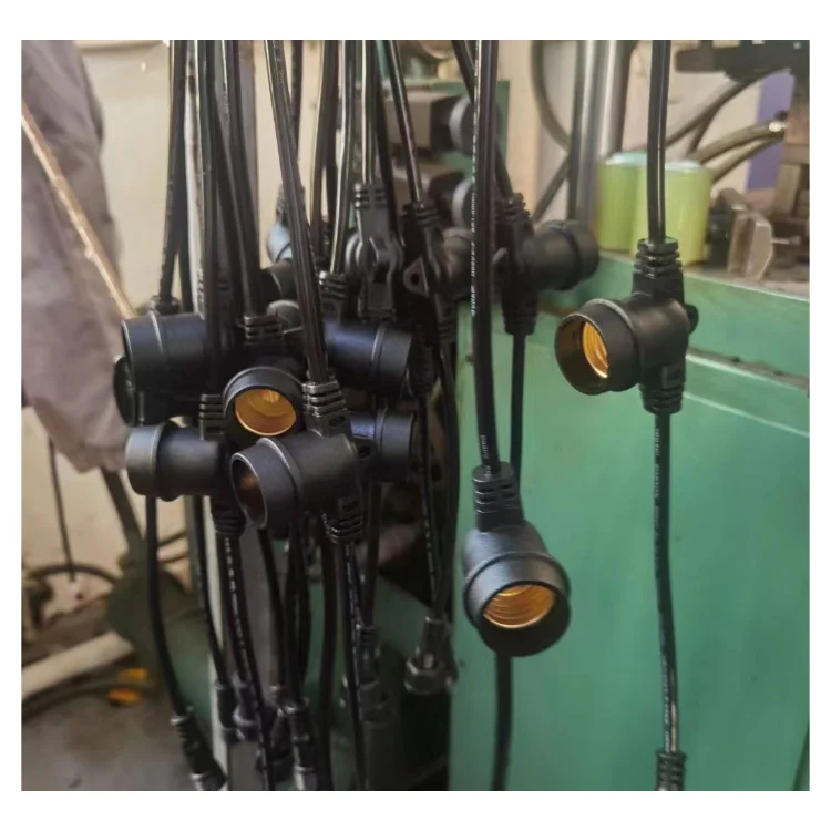 Waterproof Power Cable with Male/Female Plug Electrical wire WITH E27 Thread Plug PVC Insulated Multi