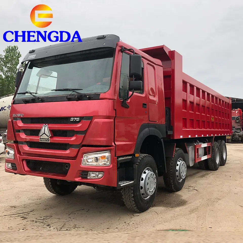 China 40 Ton Howo 8X4 Benne Camion Tipper Dump Trucks For Sale In Ghana