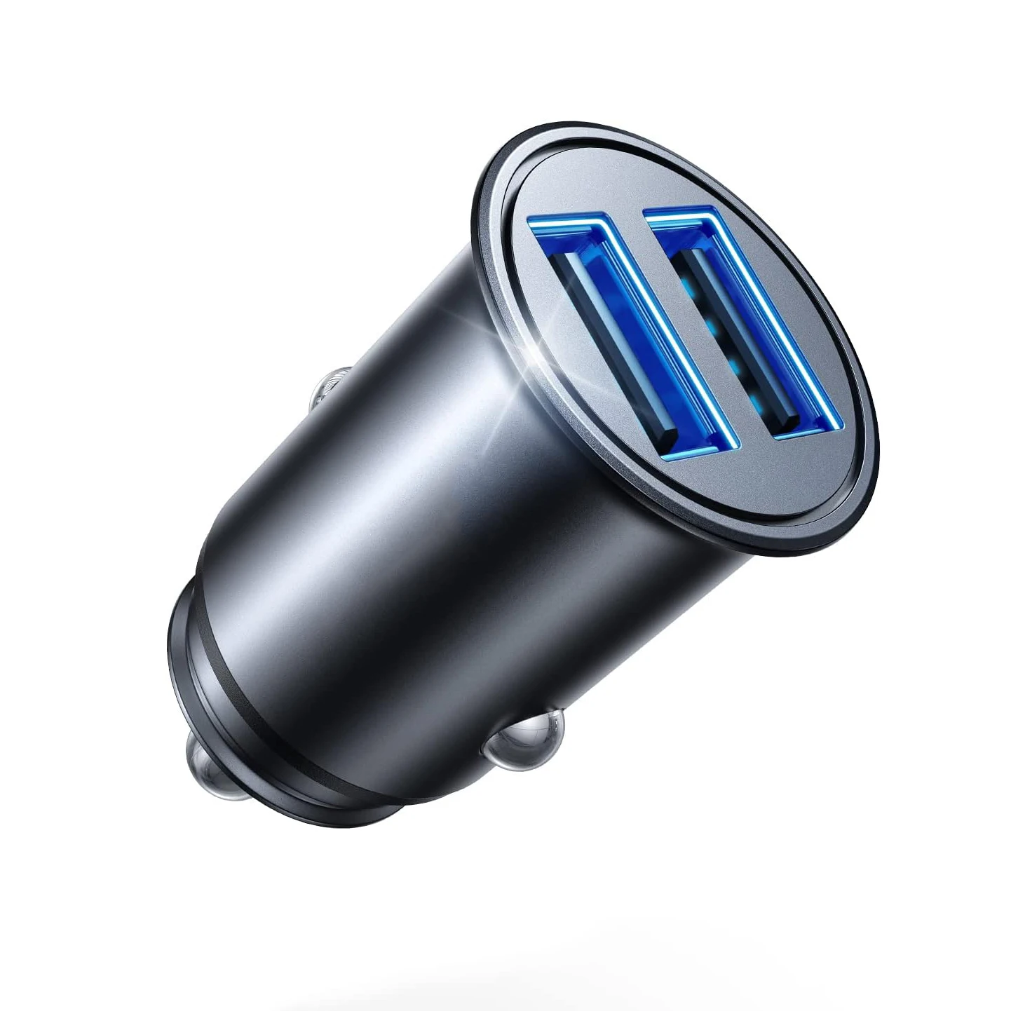 New Arrivals Car charger with digital display 33W 2 in 1 Quick Adapter 2 USB Port Type C PD Car charging station charger