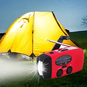 Emergency Solar power Hand Crank AM/FM NOAA Radio dynamo mini Portable handy Radio