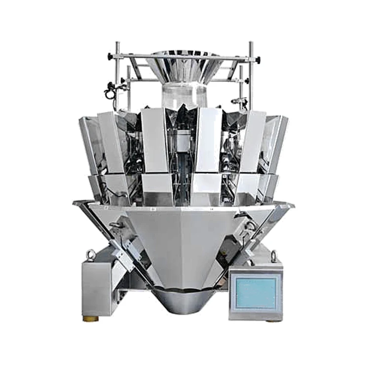 Automatic Gummy Bear Bottle Packaging Machine Containers Chocolate Bean Multihead Weigher 14 Head