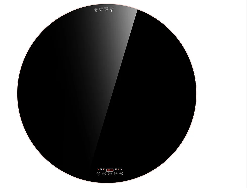 Rotating Food Insulation Warmer Board 300W Thermostat Electric Hot Plate Quick Defrosting Heat Conducting Plate Touch Screen