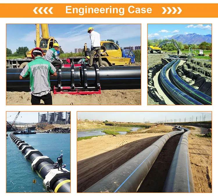 Underground Large diameter pn12 pn10 pe100 od1000 265mm 4inches malaysia HDPE pipes 800mm 1000mm 2000mm Urban Water Supply Pipe