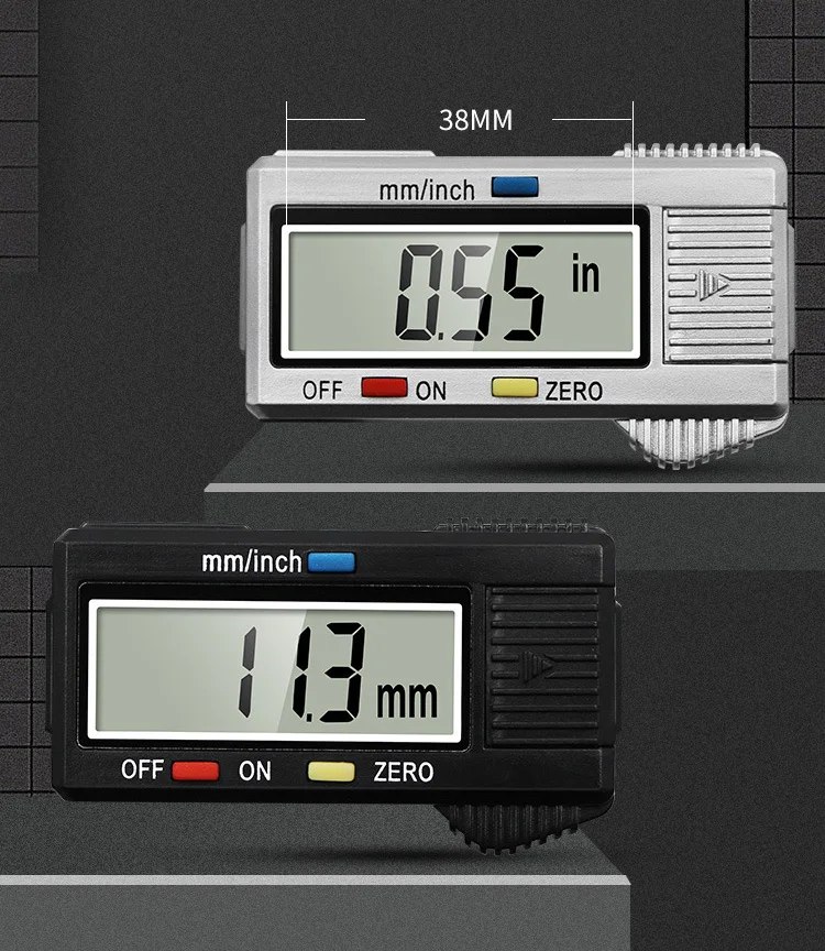 Wholesale Plastic Electronic Digital Caliper 0-150mm carbon fiber Jewelry Vernier Caliper