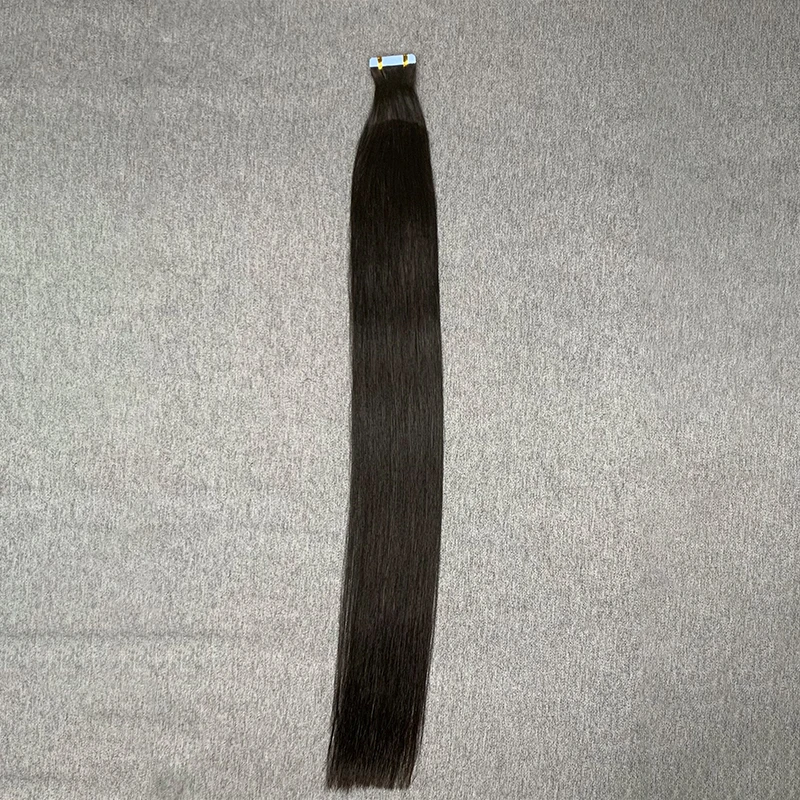 Hign quality Russia natural blonde 100% real virgin k tip human hair invisible raw tape in extensions