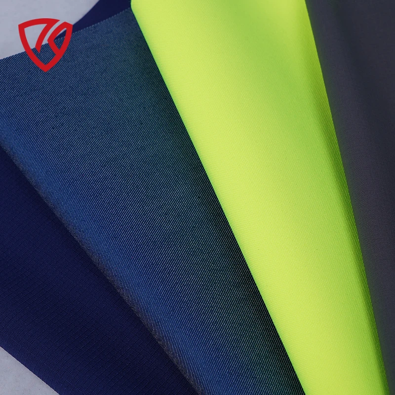 LX Wholesale EN20471 Functional Hi Vis Reflective FR Fabric Fluorescent Fabric Flame Retardant Fabric