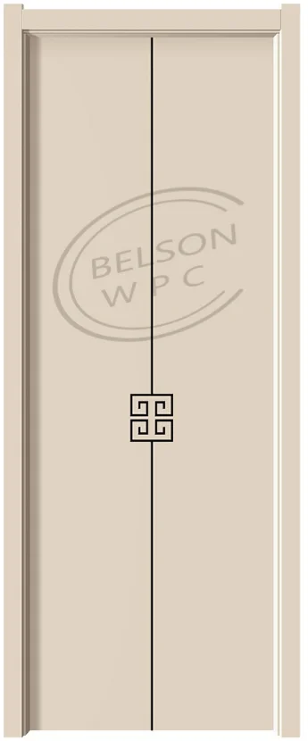 Belsonwpc Middle East Widely Used WPC Door Used Solid Wood Interior Doors Modern Security Doors