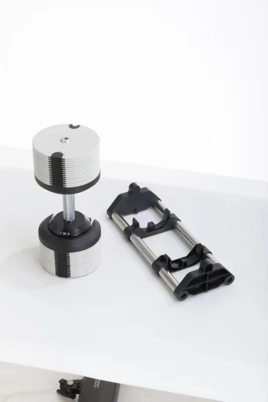 NUOBELL 20kg  adjustable dumbbell 1kg  increments by CAPRIO for Workout Strength Training Fitness Home Gym