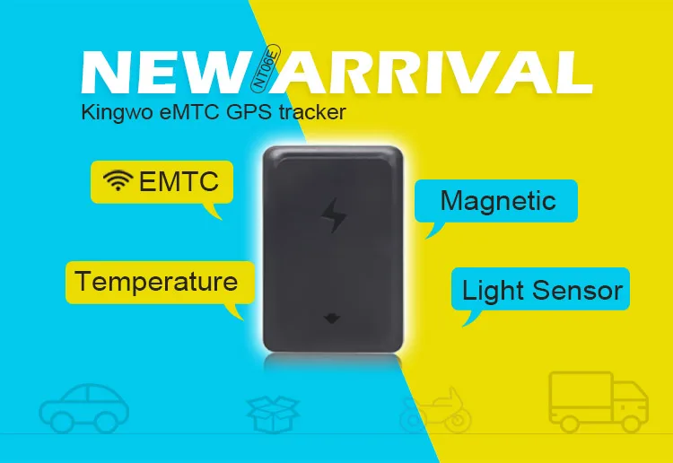 GPS-трекер Kingwo IoT 4G LTE M1/eMTC и NB-IoT NT06E с долгим временем работы сильный