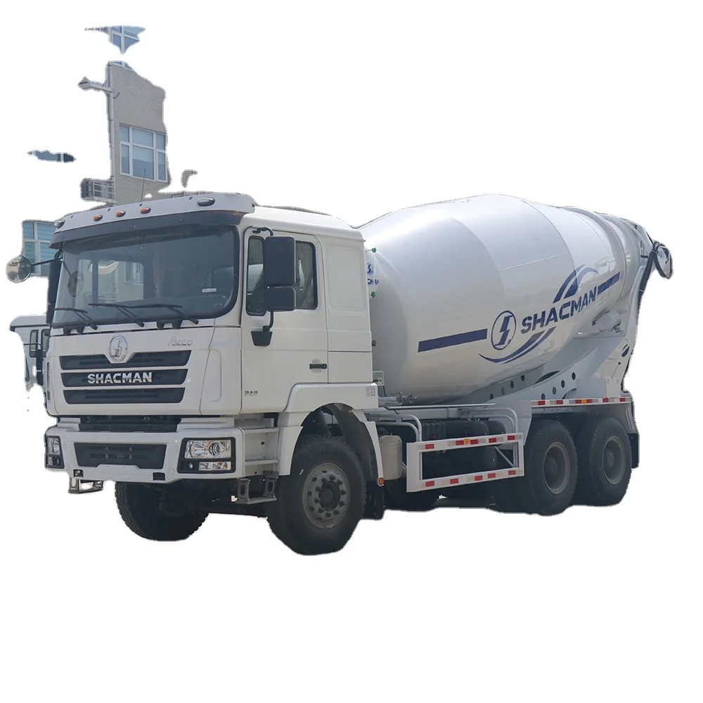 SHACMAN cement mixer truck 8cbm 10 12 cubic meters used shackman concrete mixer truck F3000