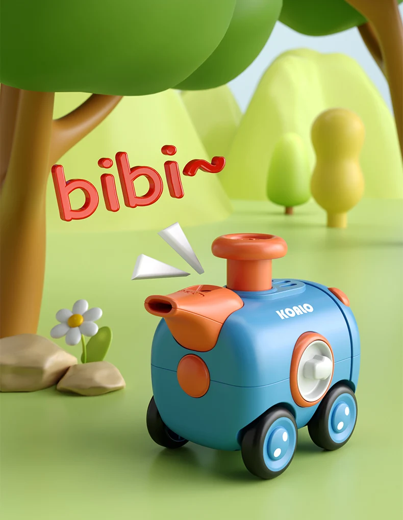 Inertia Toy Car Press Change Face with Whistle Small Train Fall Resistant Car Fun Mini Toy Cars for Toddlers Kids Boys Girls