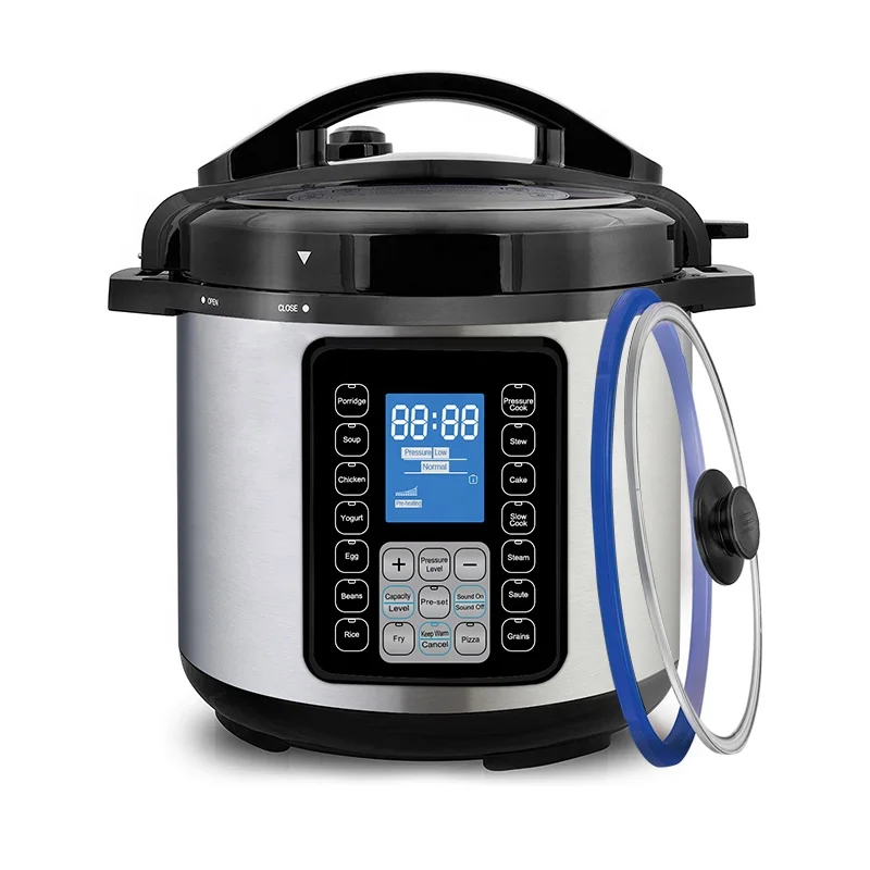  Электрическая скороварка UltraPot 6Q 10 в 1 горячий горшок с крышкой из закаленного стекла