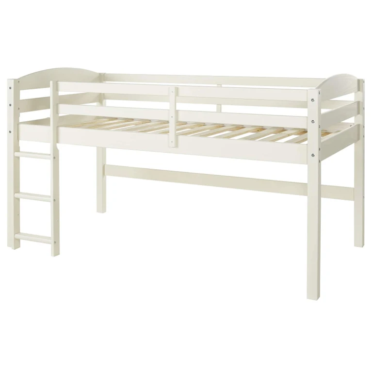 Hot Selling Solid Wooden Double Loft Bunk Bed for Kids Modern Design Loft Bed with House Tree Bed Feature