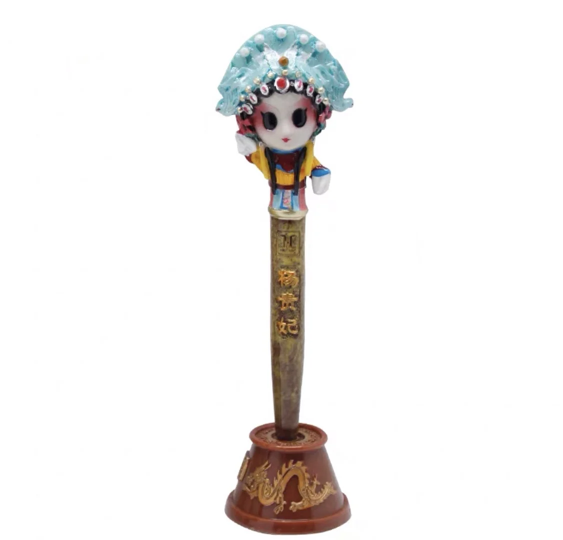 
Peking Opera facial makeup pen handmade souvenirs Chinese characteristic toys Chinese style Beijing crafts gifts 