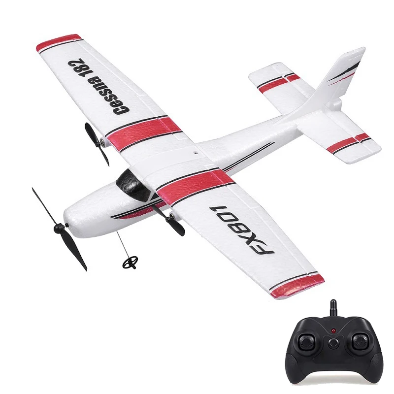 AiJH FX801 Epp Foam Rc Plane Intelligent Gyro Automatic Stabilization Rc Glider Wingspan Airplane Toy Model