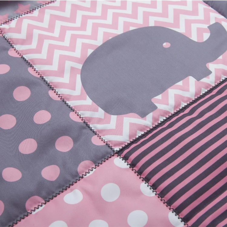 Well design  Non toxic Elephant theme Multifunctional Baby Activity Indoor Soft Play Mats Size for kids 100CM*63CM