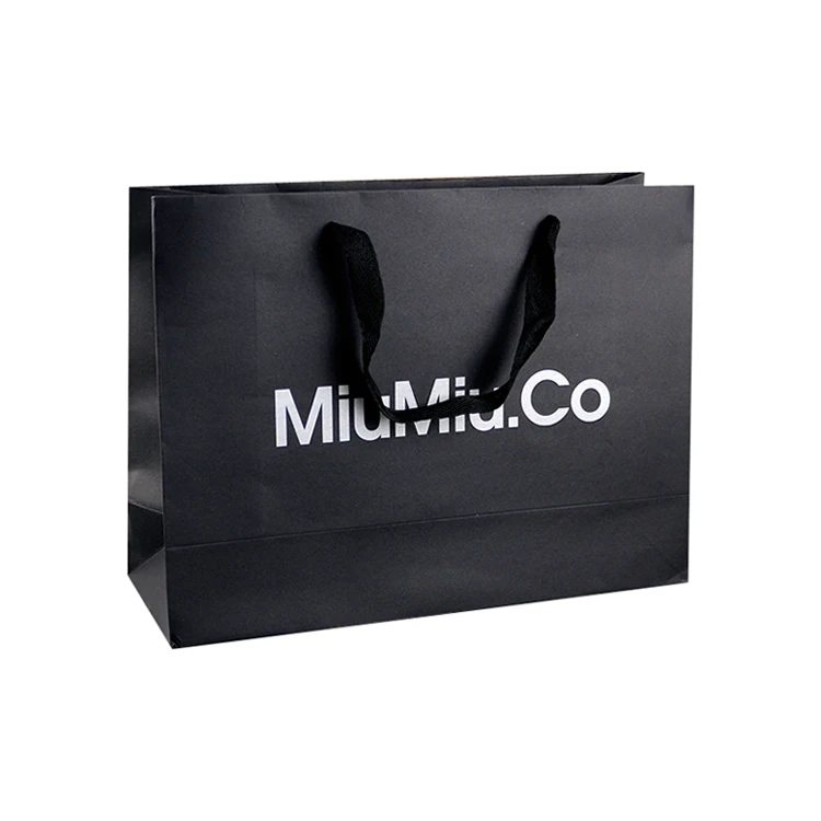 
 Полностью автоматическая машина, Изготовление индивидуальных логотипов, печать черных бумажных пакетов для покупок  