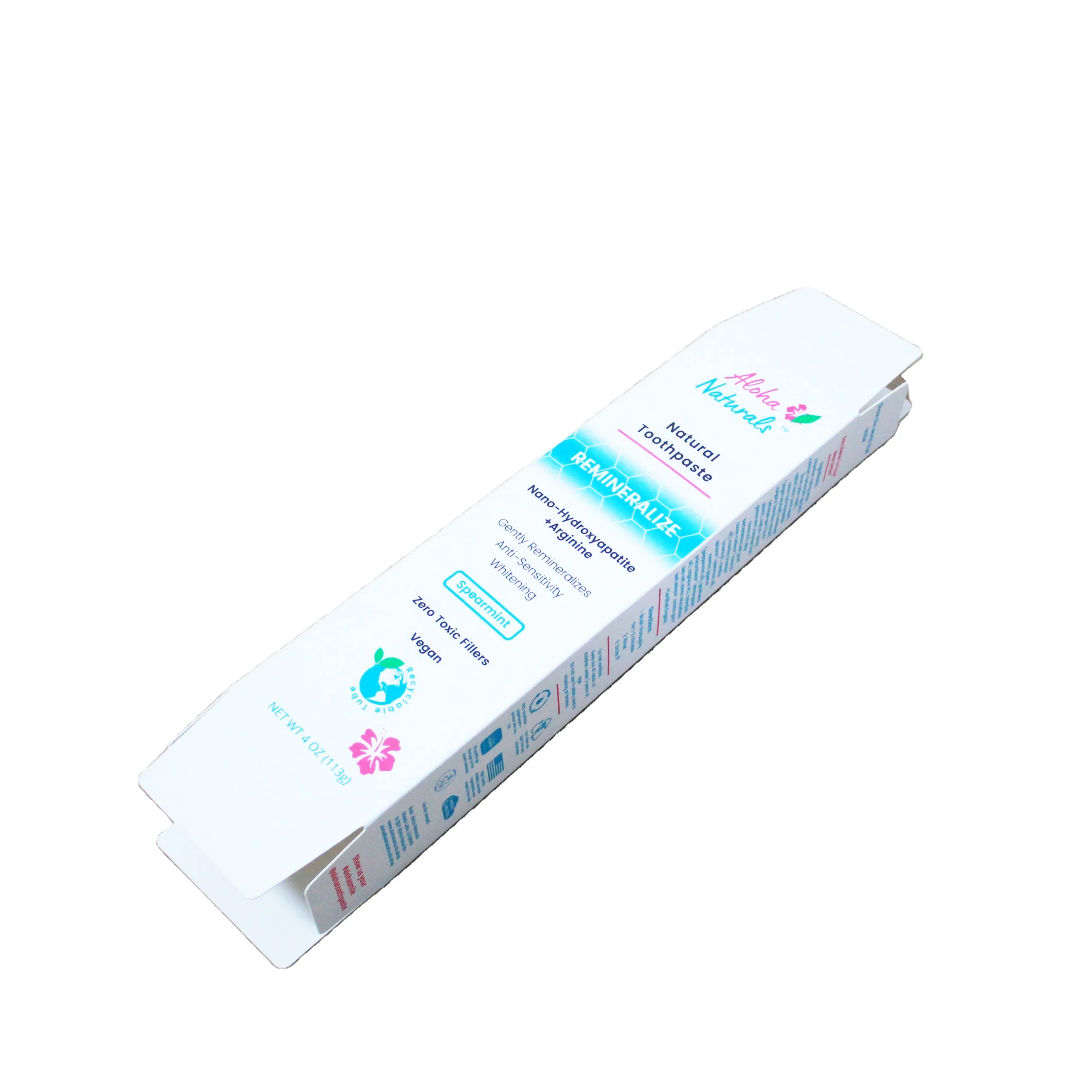 Wholesale Custom Logo Toothpaste Box Packaging Paper Cardboard box for Toothpaste