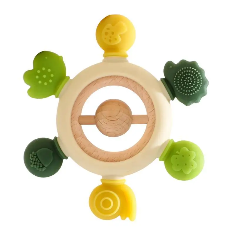 2024 New Safe Material Baby Toys Early Education Chewable Wooden Toys Kids Wood Toys for Children Forest gum